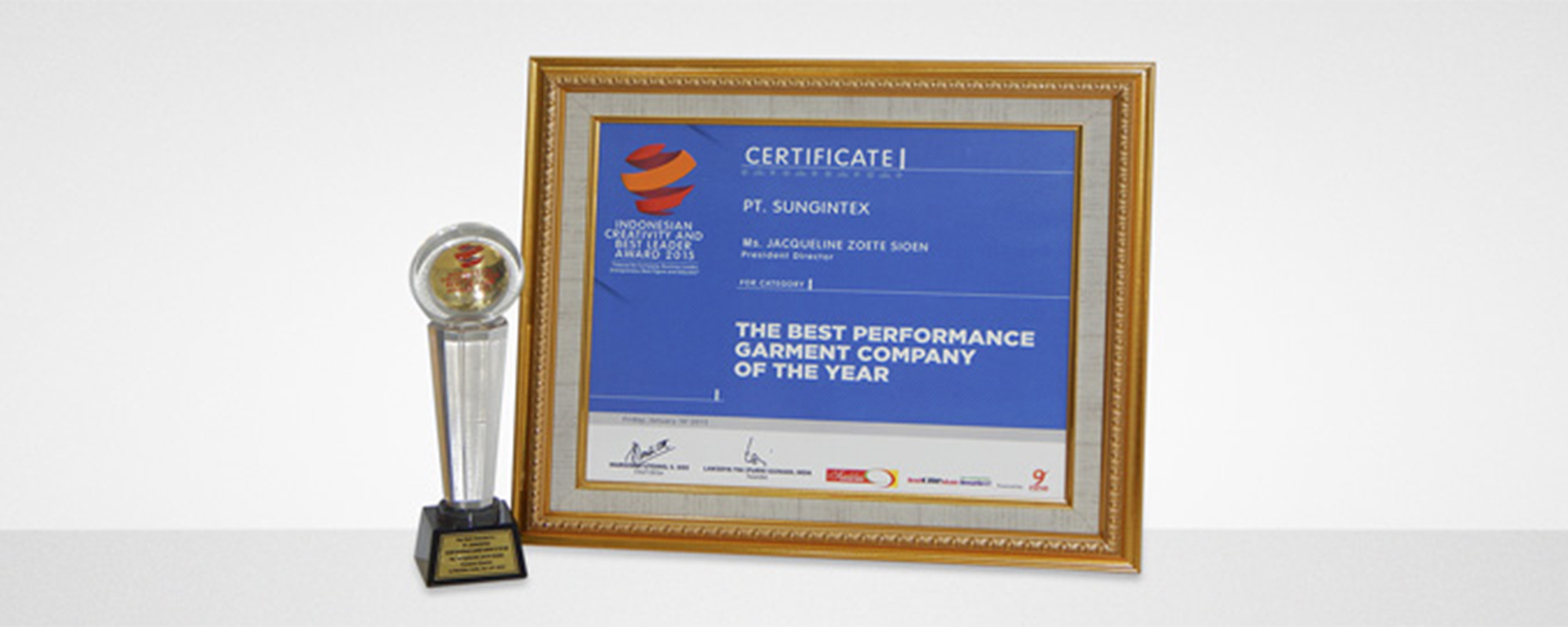 Award For Pt Sungintex